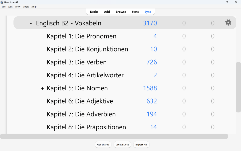 Englisch B2 Vokabeln Anki Englisch B2 Vokabeln Anki