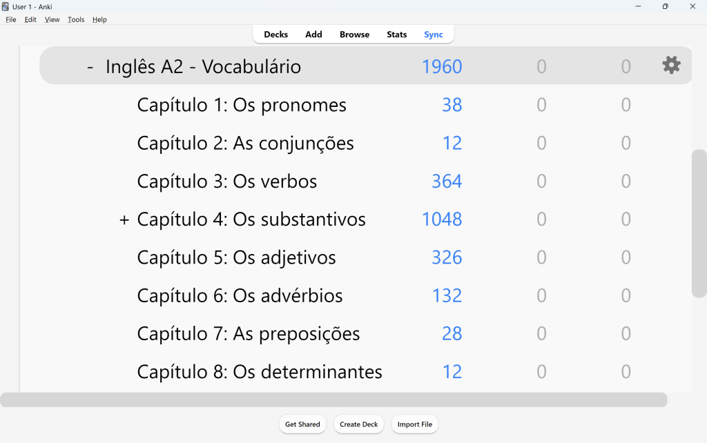 Ingles A2 Vocabulario Anki Ingles A2 Vocabulario Anki